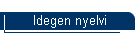 Idegen nyelvi