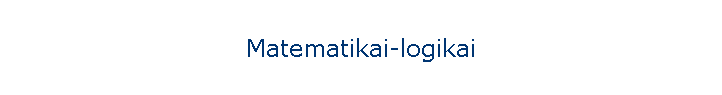 Matematikai-logikai